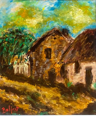 BALFORT Michel (1882-1984)
The hamlet - Pont...