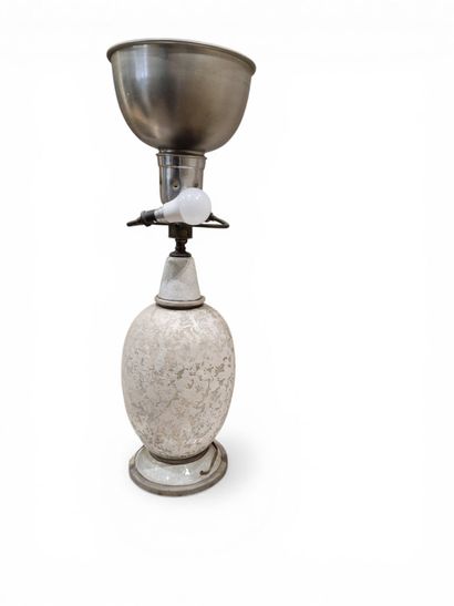 Raoul LACHENAL
Lampe de forme ovoïde en céramique...