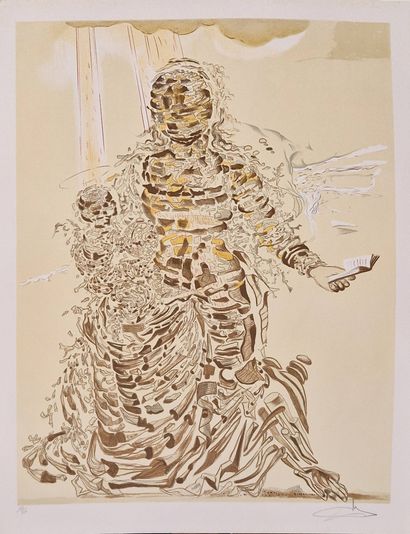 DALI Salvador, d'après 
Madone explosive
Lithographie...