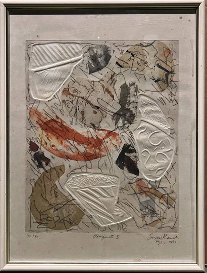 RAUCH Susan (née en 1945)
Fragments II, VIII...