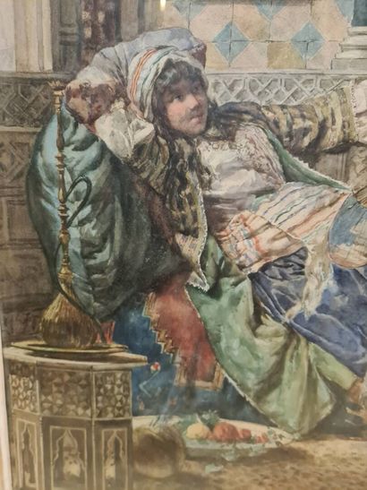 VITALI E., 19th-20th century
Two women in...