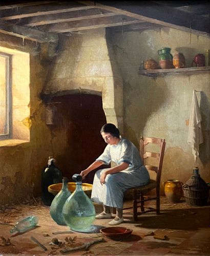 SCHNEGG Gaston (1866-1953)
Coin d'office...