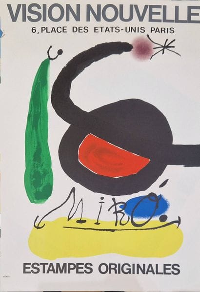MIRO Joan, d'après 
Vision nouvelle, estampes...