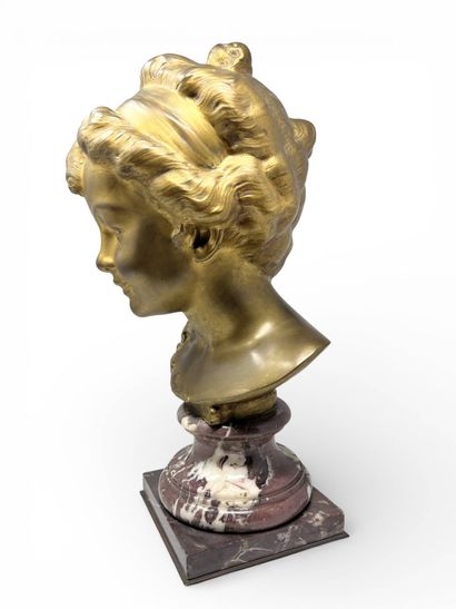 GIRAMELLA (XIX-XX)
Buste de femme 
Epreuve...