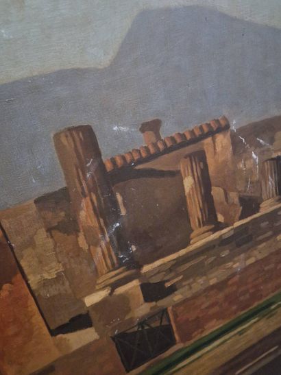 TSUKAMOTO Minoru (XX)
Vue de Pompéi, 1970
Huile...