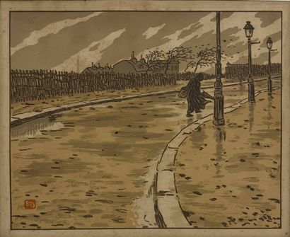 RIVIERE Henri, d'après 
De la rue Lamarck,...