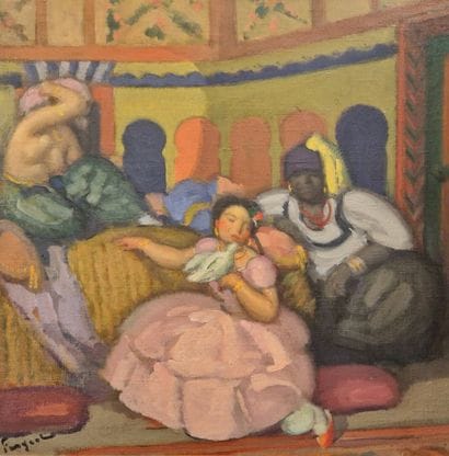 FARGEOT Ferdinand (1880-1957)
the Harem 
Oil...