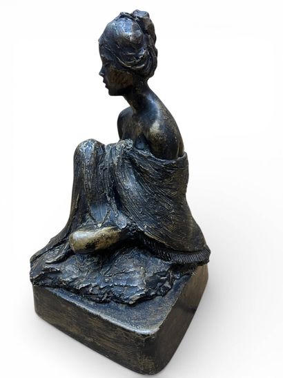 BOURRON Marie-Josèphe (1931-2012)
Femme assise...