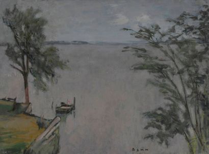 BENN, 1905-1989
Canada I, lake on old rice...