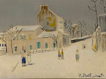 UTRILLO Maurice, d'après 
Montmartre, 
Lithographie...