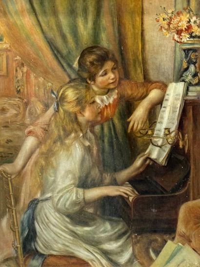 RENOIR Auguste, d'après 
Jeunes filles au...