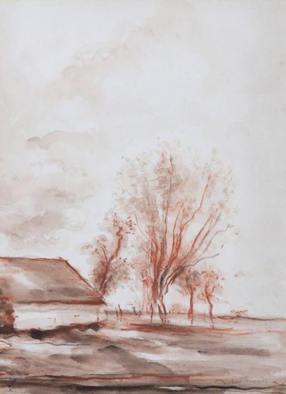 BELMONDO Paul (1898-1982)
Paysage à l'arbre...