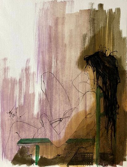 FRANCK L. (né en 1944)
Femme à la chaise
technique...
