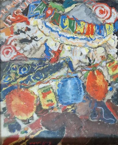 MONTIGNY (XX)
Grand cirque,
gouache sur papier,...