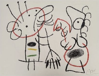 MIRO Joan (1893-1983)
Ubu aux baléares, 1971
Lithographie...
