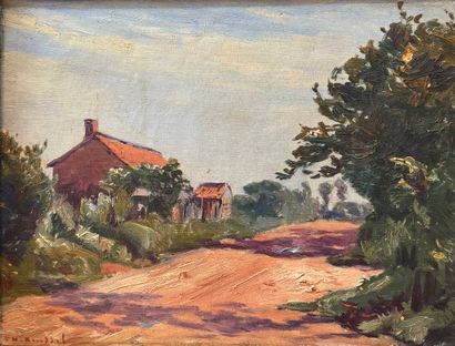 ROUSSEL Charles (1861-1936)
Maisons et chemin,...