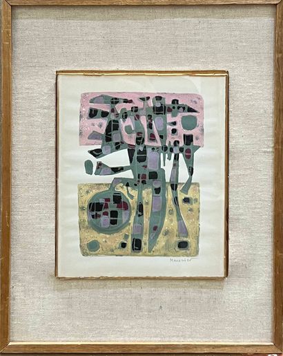 MANESSIER Alfred (1911-1993)
Printemps nordique...