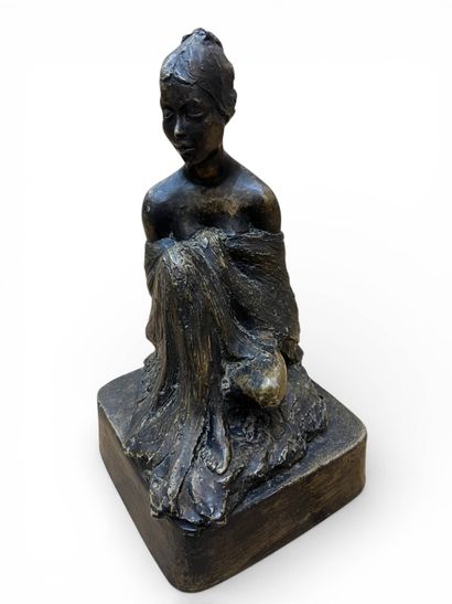 BOURRON Marie-Josèphe (1931-2012)
Femme assise...