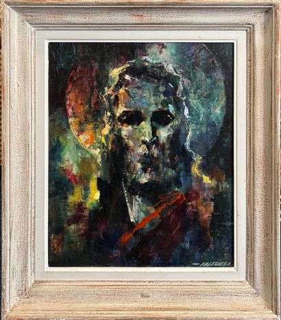 FALCUCCI Robert (1900-1989)
Christ 
Oil on...