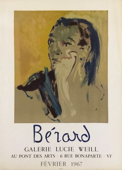 BERARD Christian 
Affiche en lithographie,...