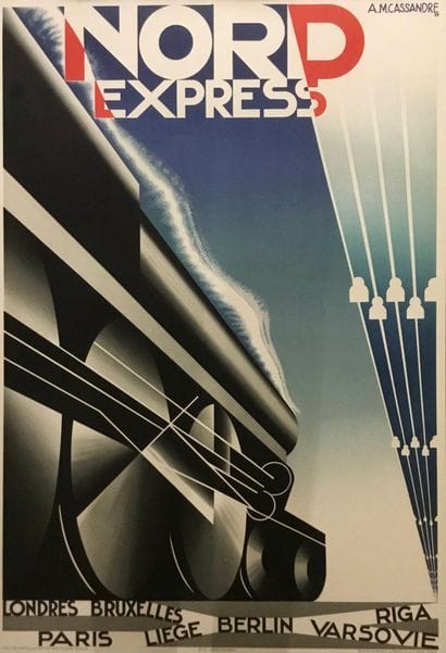 CASSANDRE, d'après 
Affiche en lithographie,...
