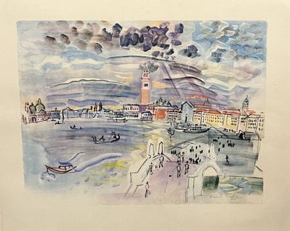 DUFY Raoul, d'après
reproduction en couleurs...