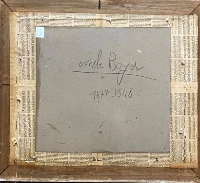 BOYER Emile (1877-1948)
Busy Boulevard 
Oil...