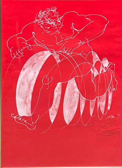 ERNI Hans (1909-2015)
Le coureur, 79
Lithographie,...