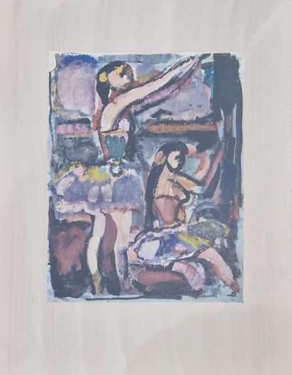 ROUAULT Georges, d'après
Danseuses, 1943
Héliogravure...