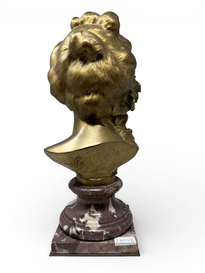 GIRAMELLA (XIX-XX)
Buste de femme 
Epreuve...