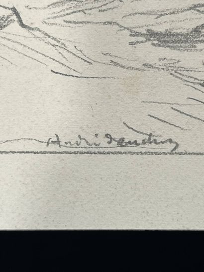 DAUCHEZ André (1870-1948)
Paysage aux maisons,...