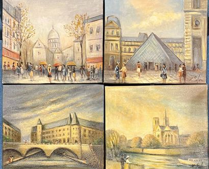 PABOIS Michel (né en 1939)
Notre Dame - Quai...