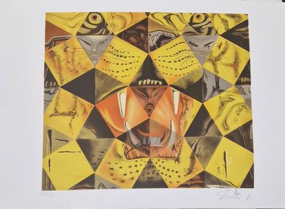 DALI Salvador, d'après 
Tigre royal, 1963
Lithographie...