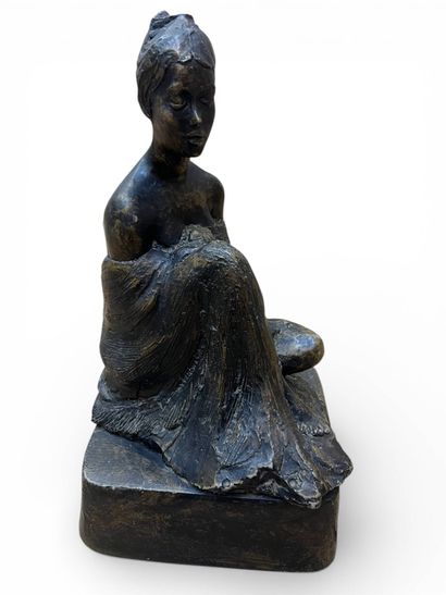 BOURRON Marie-Josèphe (1931-2012)
Femme assise...
