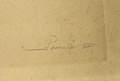 PONSARD Charles (XX)
Nu allongé,
lithographie,...