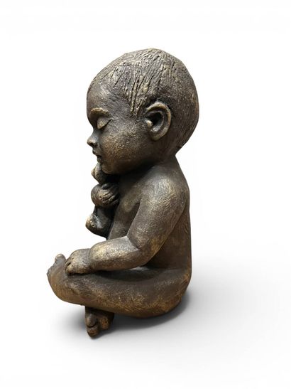 TAMARA - XXI - XX
Enfant endormi au nounours
Sculpture...