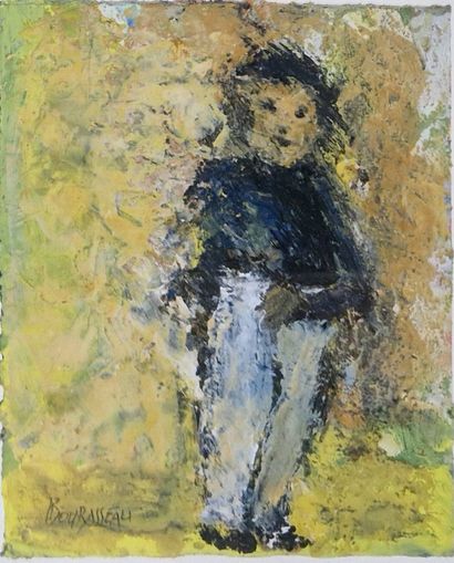 BOURASSEAU Robert (né en 1956)
Enfant 
huile...