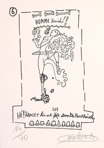 COMBAS Robert, né en 1957, 
Sans titre, 2017,...