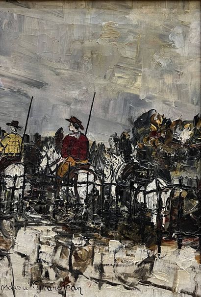 GRANDJEAN Maurice (1921-2001)
The guardians,
oil...