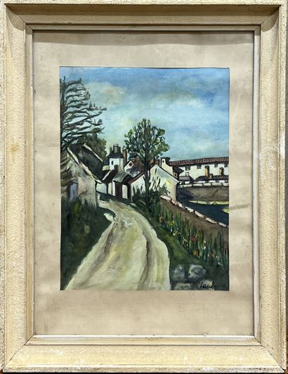 LAUB (XX) d'après Paul CEZANNE
La maison...