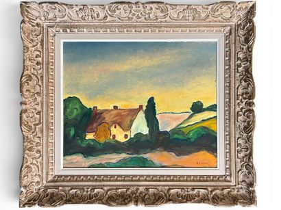 EHANNO Maurice (born 1924)
House in Brittany,...