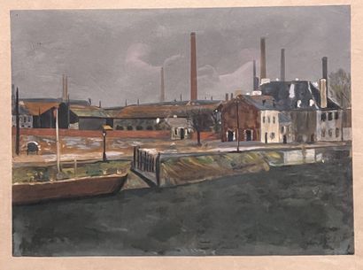 UTRILLO Maurice, d'après 
Le canal Saint...