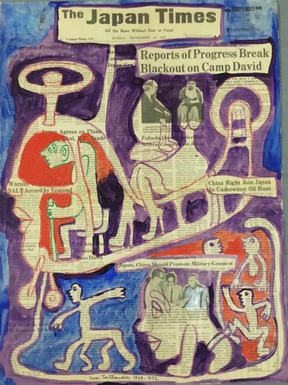 TAILLANDIER Yvon (1926-2018)
Untitled, 
Acrylic...