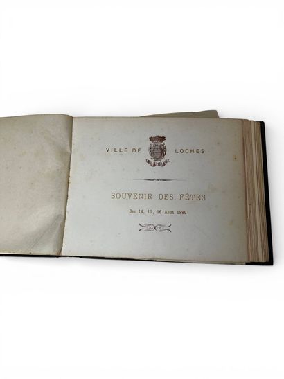 Set of two photographic albums. Circa 1870-1900.
-...