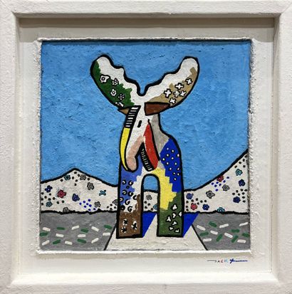 LAFORTUNE Jacky (né en 1946)
Caribou, 2015
peinture...