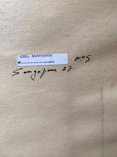 MARSIAM Eric (né en 1938)
Sans titre, 
technique...