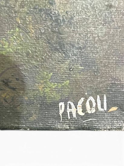 ÉCOLE MODERNE - [XX-XXI]
Parisian scene
Oil...