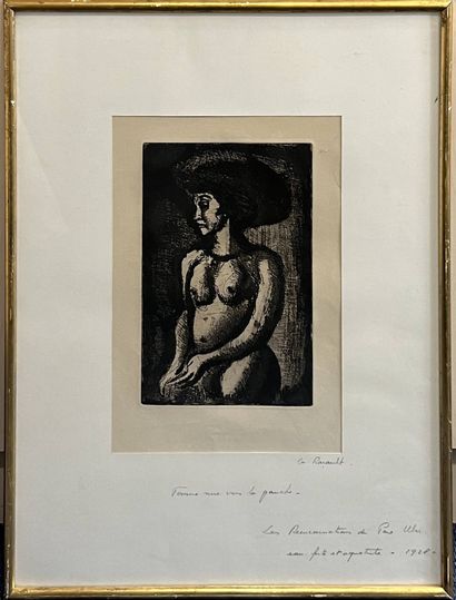 ROUAULT Georges, d'après 
Femme nue vers...