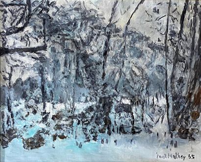 MATHEY Paul (1891-1972)
Paysage de neige,...