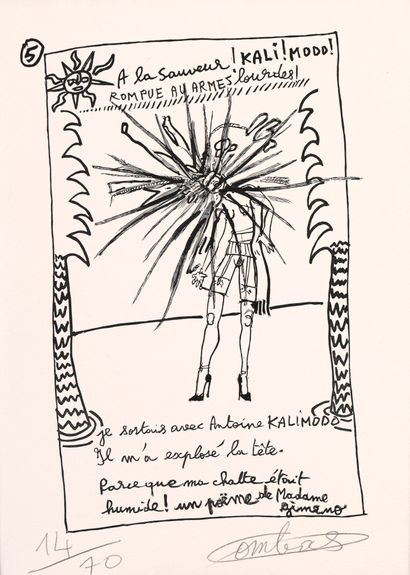 COMBAS Robert, né en 1957, 
Sans titre, 2017,...